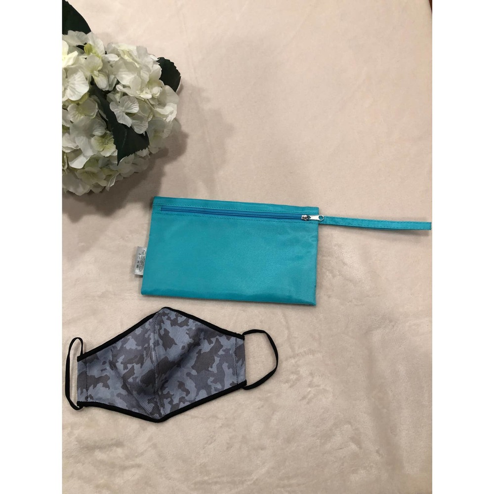 New Norex Face Mask Wristlet - Turquoise